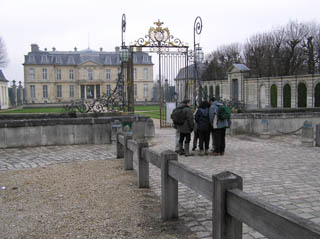 L'entrée du château de Champs-sur-Marne