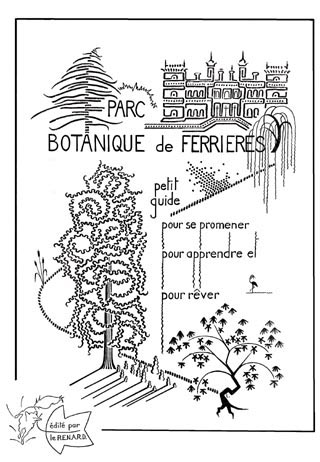 Couverture de la borchure sur le parc botanique de Ferrires-en-Brie
