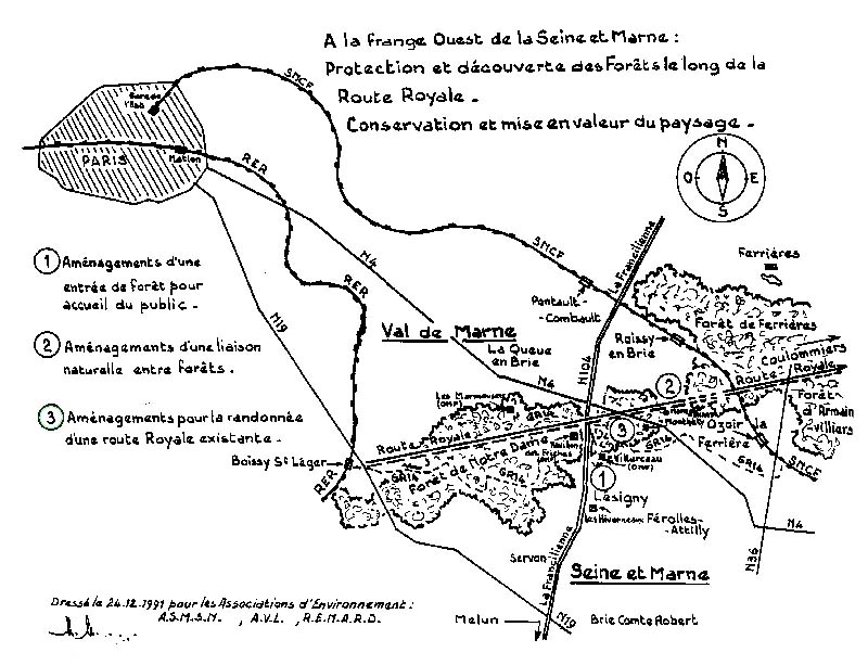 Croquis  Route Royale, prix dpartemental du Conseil Gnral