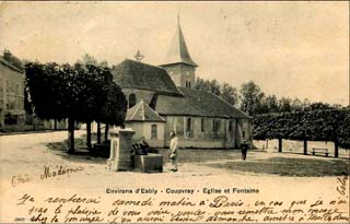 l'glise et la fontaine