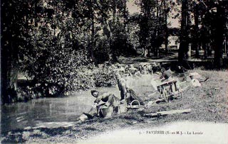Les laveuses sur la Marsange