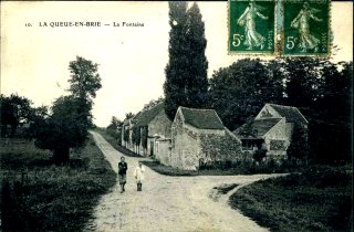 L'entre de la Queue-en-Brie depuis Le Plessis