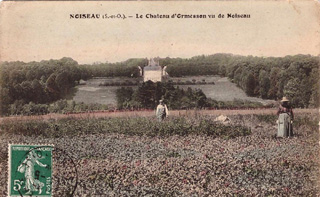 Vue sur le chateau d'Ormesson