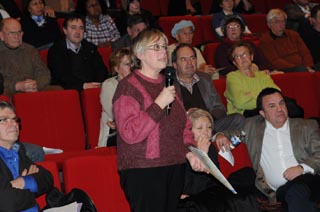 Réunion publique à Vitry-sur-Seine, le 1er décembre 2010