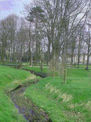 La traverse du parc des Sources