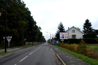 Depuis la Queue-en-Brie, vers la mairie