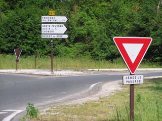 Panneaux de signalisation routière