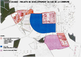 Les projets d'urbanisation existants