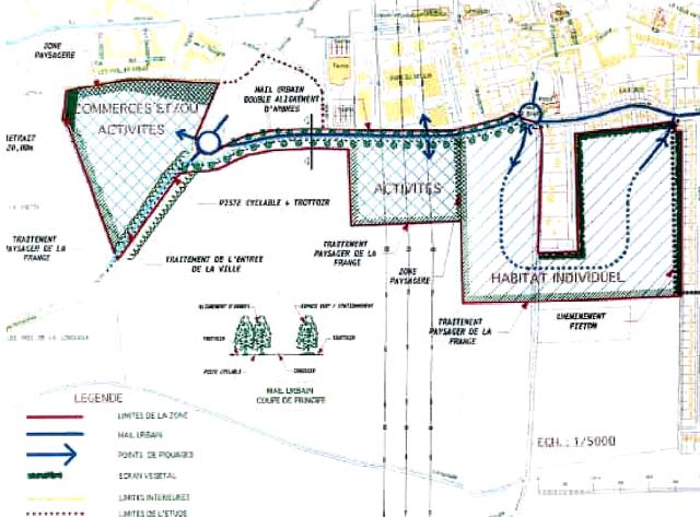 Les principes du projet de la ZAC du Moulin La Forge