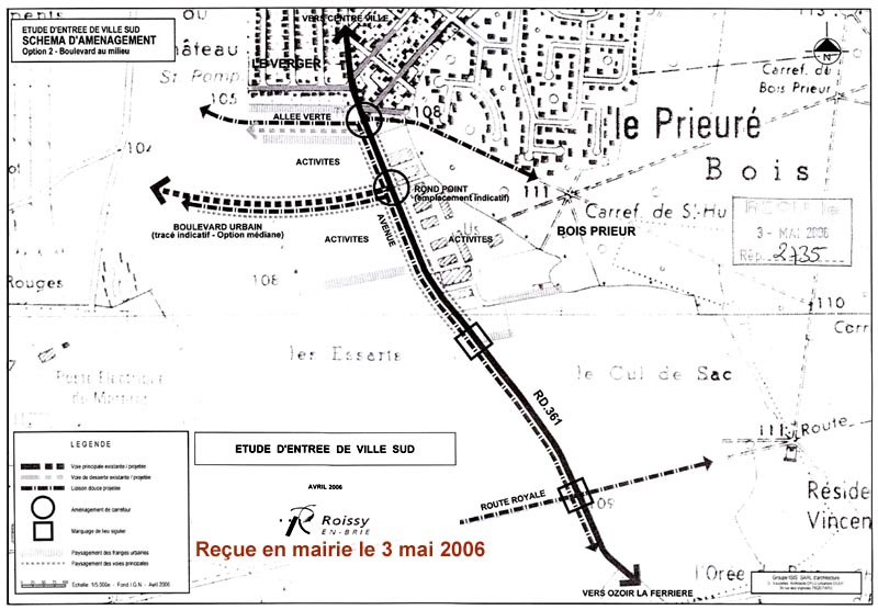 L'étude d'entrée de ville de Roissy-en-Brie