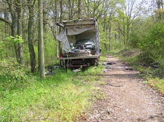 Un camion attendant d'tre recycl ?